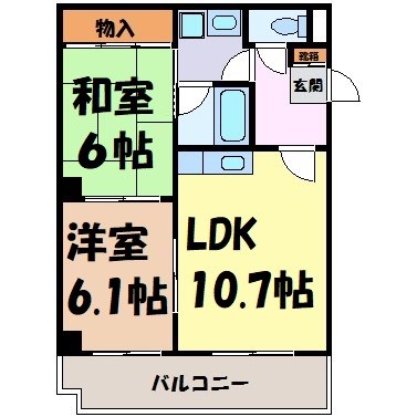 Ｋコート観月 間取り図