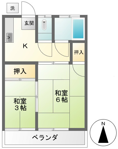 第二白樺荘 間取り