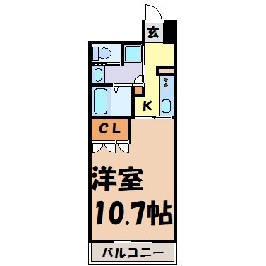 カスタリア栄 間取り図