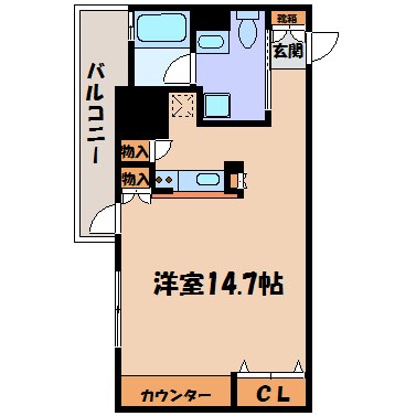 カスタリア伏見 間取り図