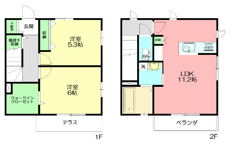 クレール和泉が丘 101号室 間取り