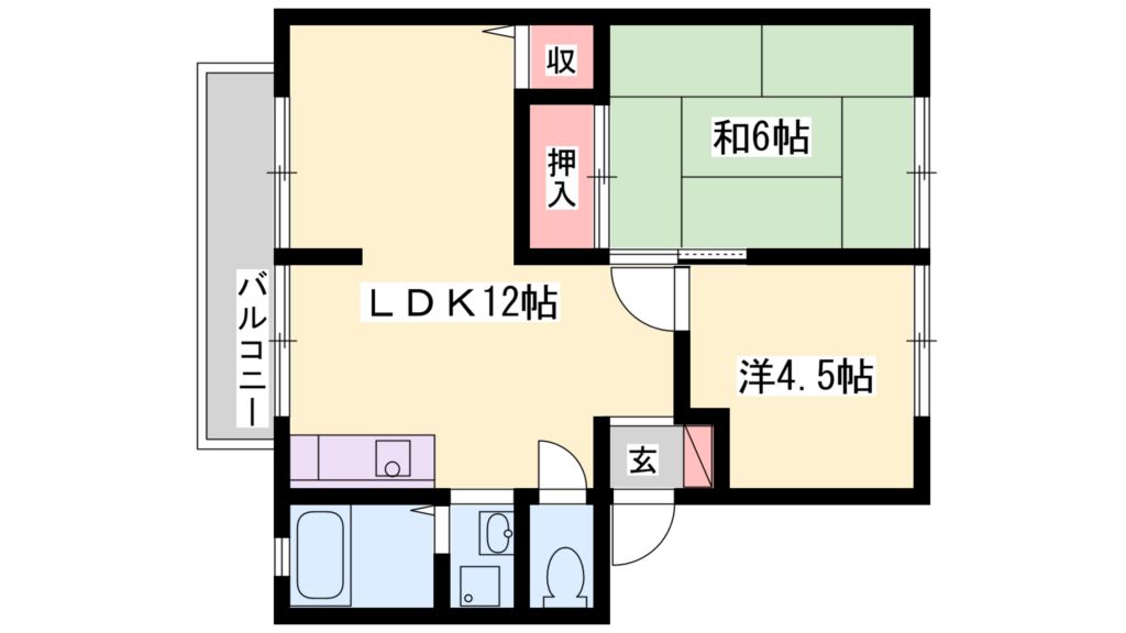 ヴィラ・ビスタＡ 間取り図