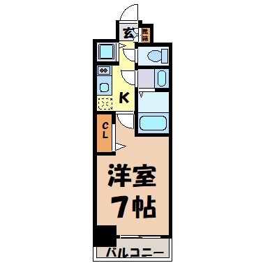 プレサンス栄ブリオ 間取り図