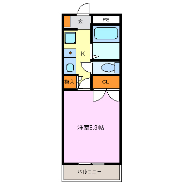 Ｐｈｌｏｘ五反田 208号室 間取り
