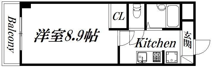ホリホックイン八幡 間取り
