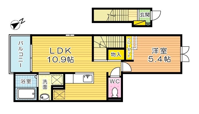 エクスクルーシブⅢ 間取り図