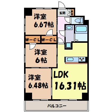 S-FORT鶴舞reale 間取り図