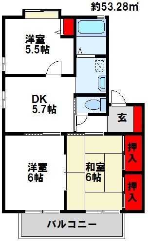 リビエラ遠賀 間取り