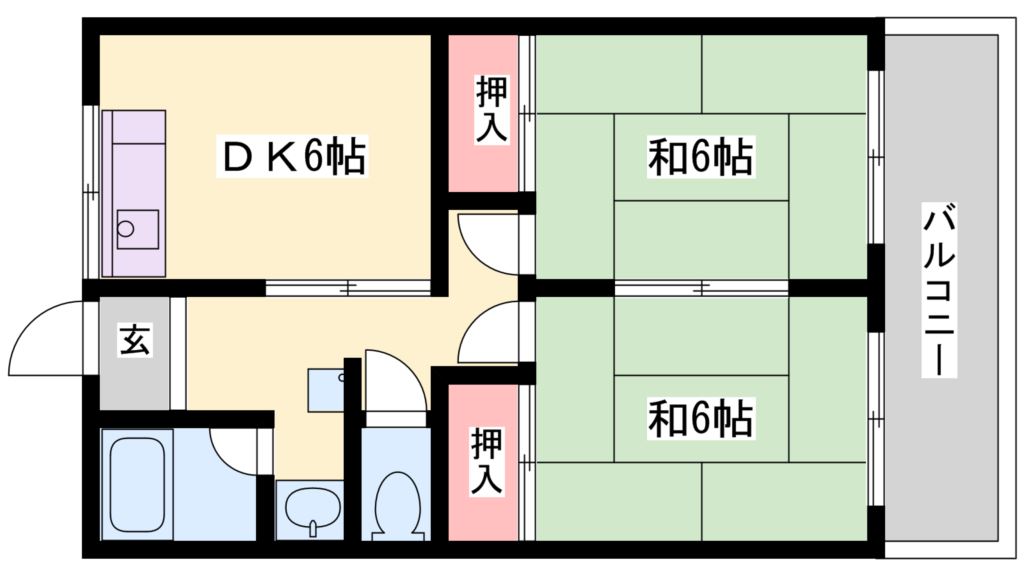 エクセレント宝殿3号棟 間取り図