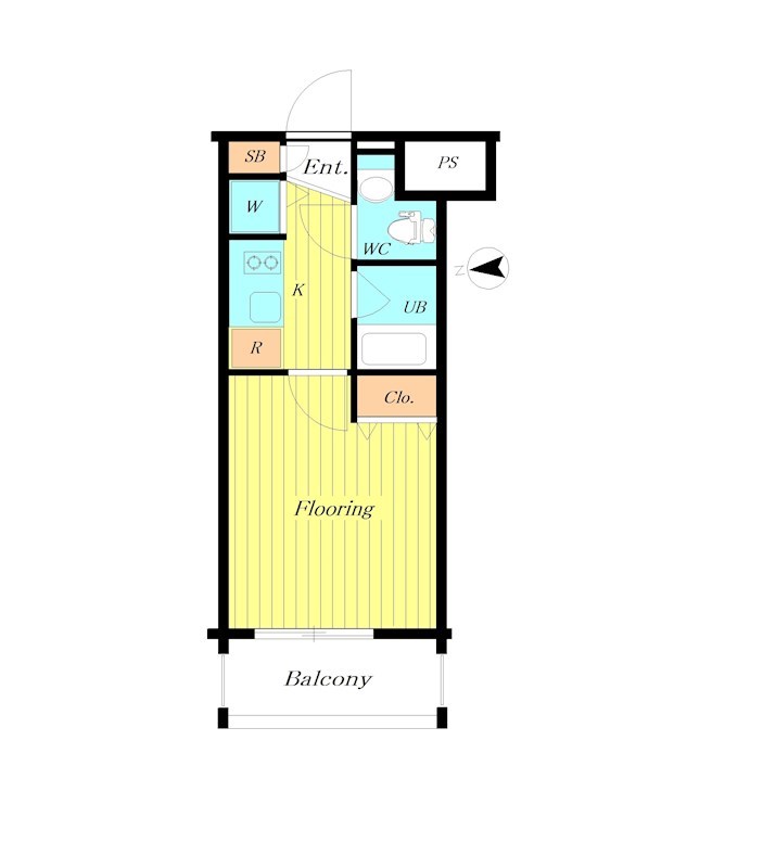 スカイコート新宿落合壱番館 303号室 間取り