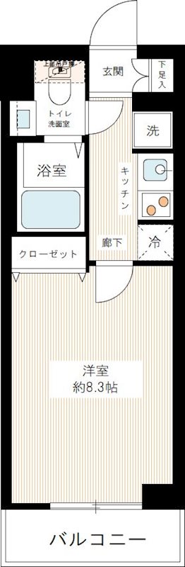 ＡＺＥＳＴ武蔵小金井 0102号室 間取り