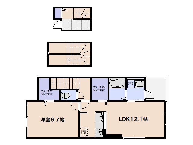 ルミエール五日市駅前 間取り