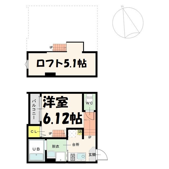 グルージャ黒門 間取り図