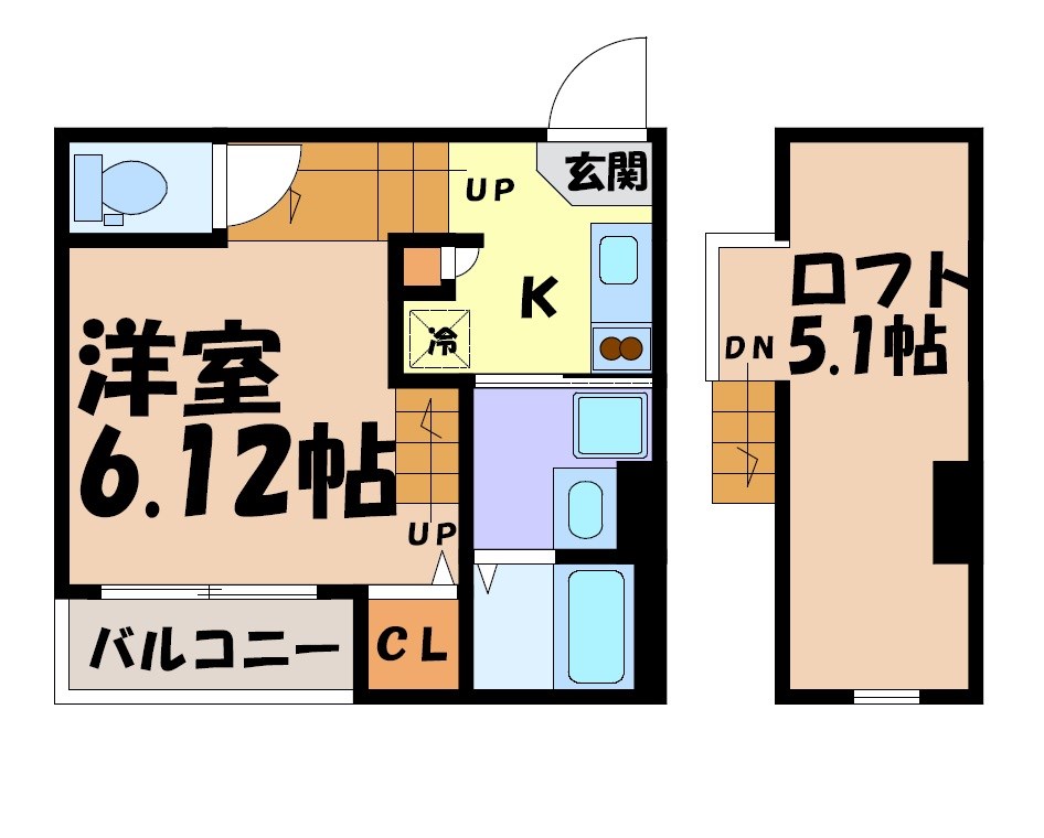 グルージャ黒門 間取り図