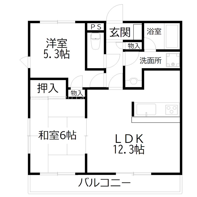 メゾンスペリオール 間取り図