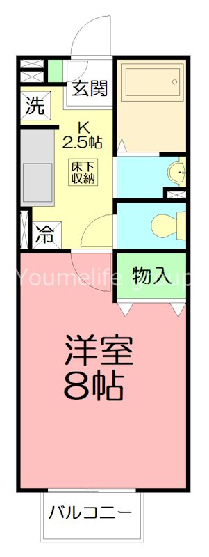 マ・メゾンASUKAⅡ 102号室 間取り