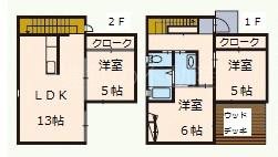 ユニキューブ諸井 間取り図