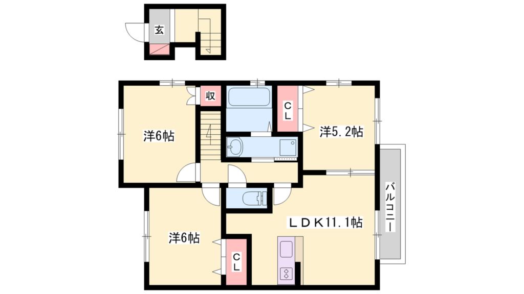 エストレリータ 間取り図