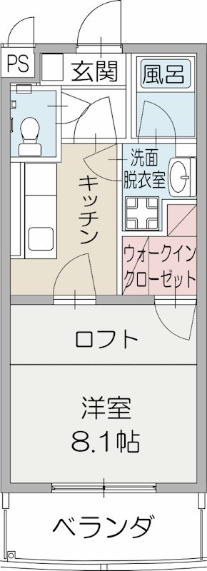 ヒルズタカオカ 間取り