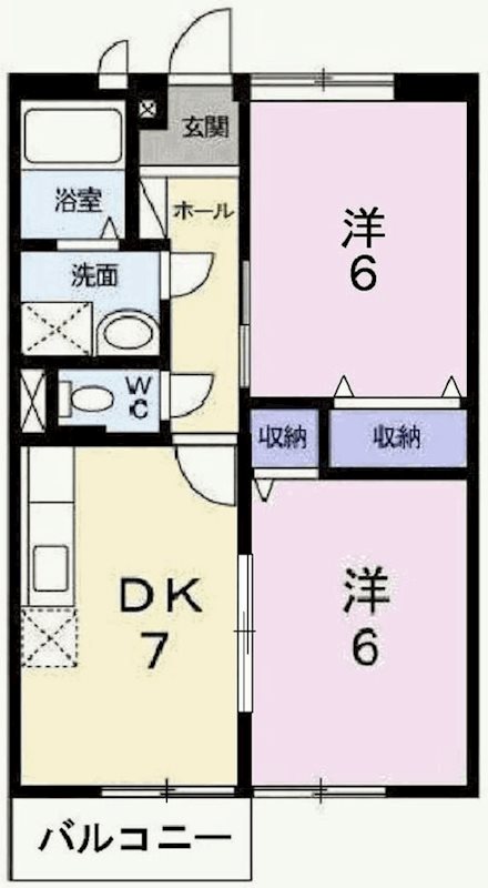 シャルマンＫ 間取り図