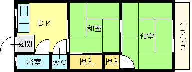 昭喜ハイツ 間取り
