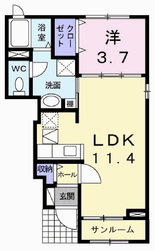 サンライト 間取り図