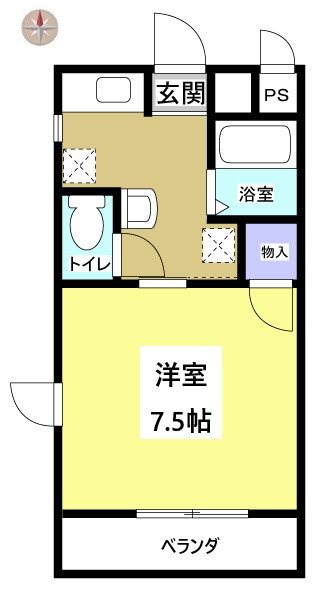 ベェーベ1996 間取り図