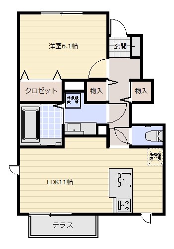 セジュールⅥ 間取り