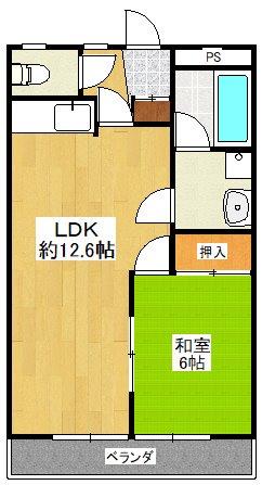 il Sole (イル ソーレ) 302号室 間取り