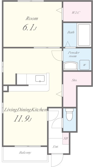 Ys Biz りんくう 間取り図