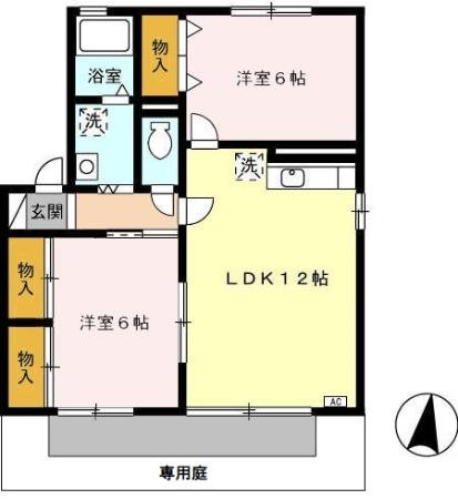 エストハウス　C 間取り図