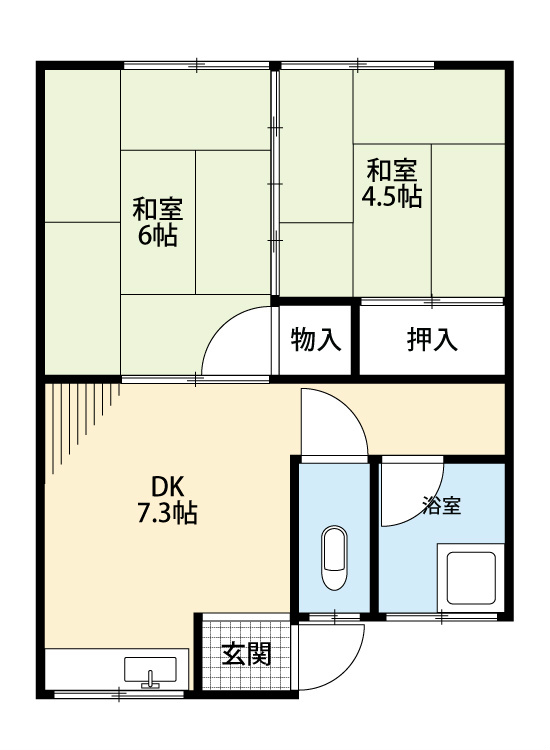 第二新栄荘 間取り