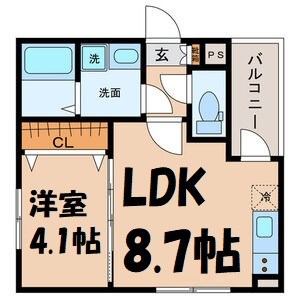 MOVE生駒WEST 間取り図
