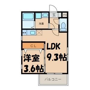 MOVE生駒EAST 間取り図