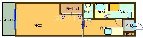アルテッツア紺屋町 間取り図