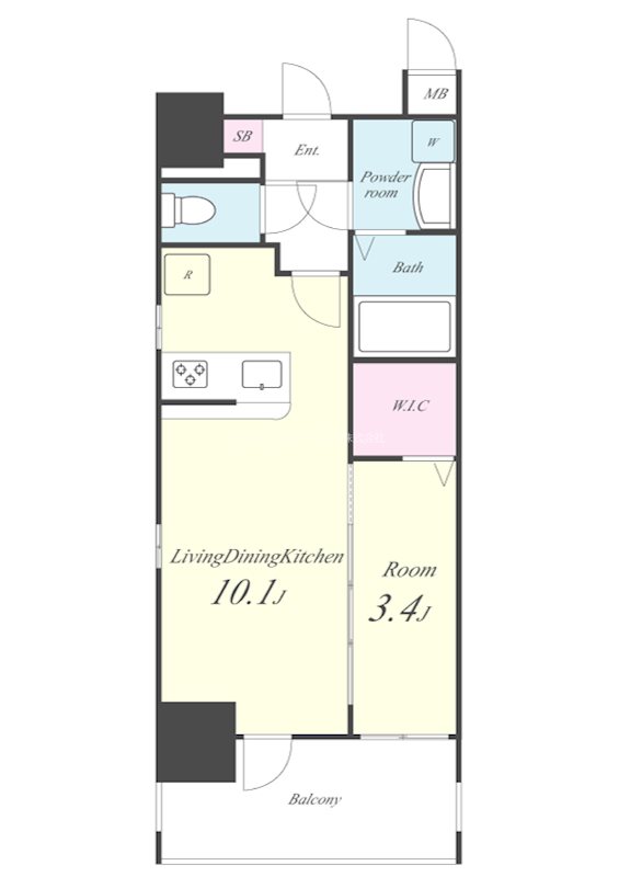 BELLAGIO川口本町 間取り図