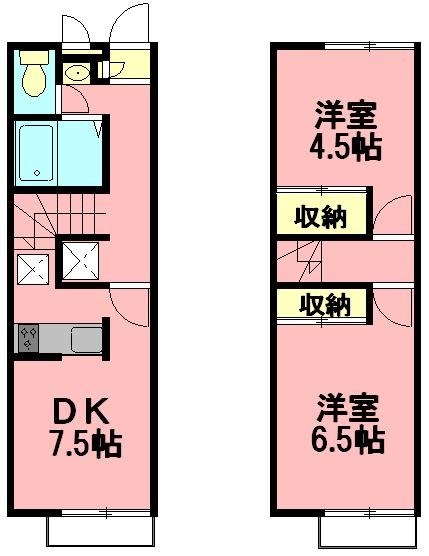 平塚南豊田 101号室 間取り