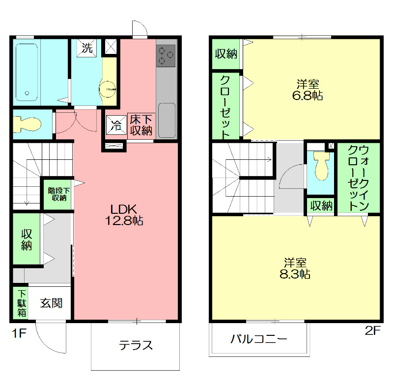 Maisonetteコウリョウ鎌倉山 間取り
