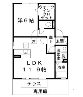ラ・ミュー久宝寺Ⅰ 間取り