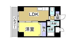 ソルトシティ浜松 603号室 間取り