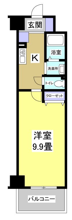 セントラルコート２１ 間取り図