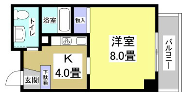 カーサ・ミラ北寺島 間取り図