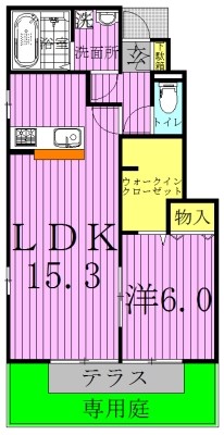 ノールメゾンⅡ 103号室 間取り