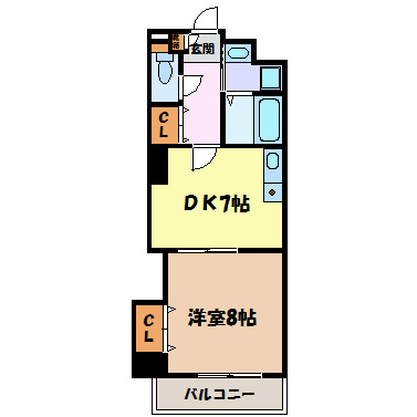 レジデンスカープ今池 間取り図