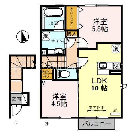 シャトンＡ 間取り図