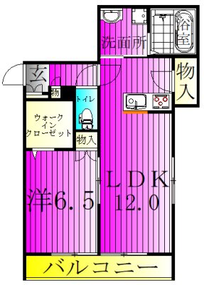 Pluslin Garden～プラスリンガーデン～ 206号室 間取り