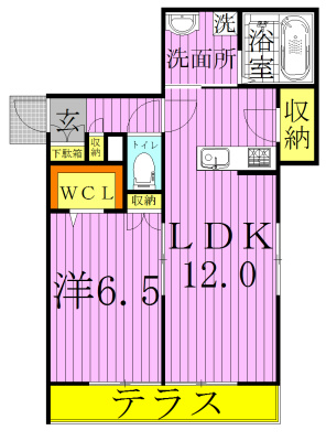 Pluslin Garden～プラスリンガーデン～ 206号室 間取り