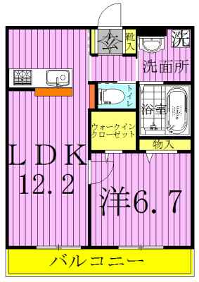 Pluslin Garden～プラスリンガーデン～ 202号室 間取り