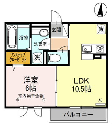 ロイジェントパークス　レイクタウン　Ⅲ　C 間取り