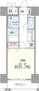 リラシオ西明石駅前 間取り図